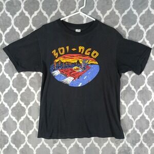 Oingo Boingo T-Shirt Mens Black Halloween 1986 Vintage Concert Danny Elfman